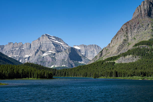 istock Montana Wilderness Landscape with Mountain and Lake View 2256032936