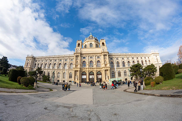 Aerial view of Maria Theresa square (Maria-Theresien-Platz)