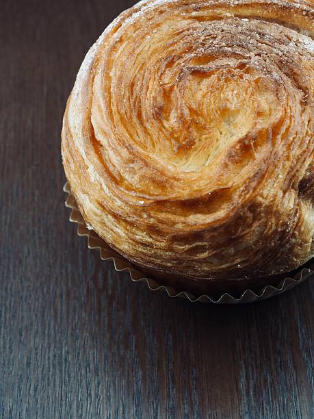Fresh pastry bread baked in the oven