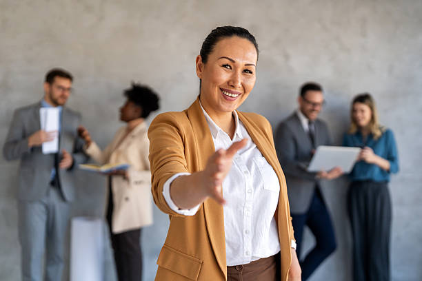 istock Professional in office environment, highlighting teamwork, collaboration, leadership, and innovation 2256048973