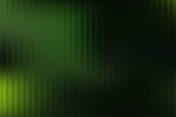 Abstract striped background (green) with defocused bokeh light.