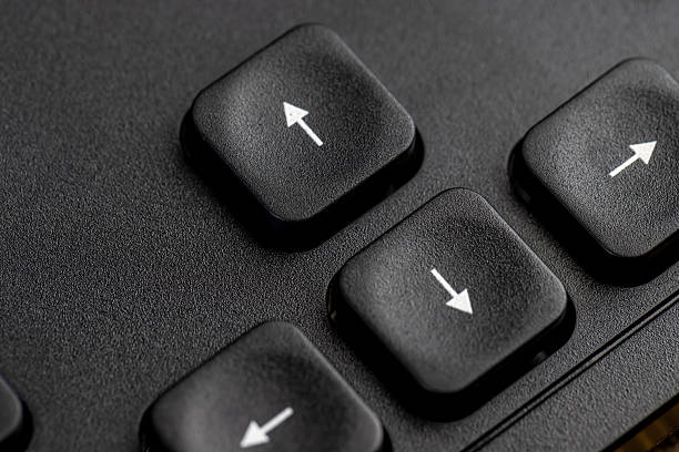 new keyboard with arrows in four directions, new plastic computer keyboard for working with directions