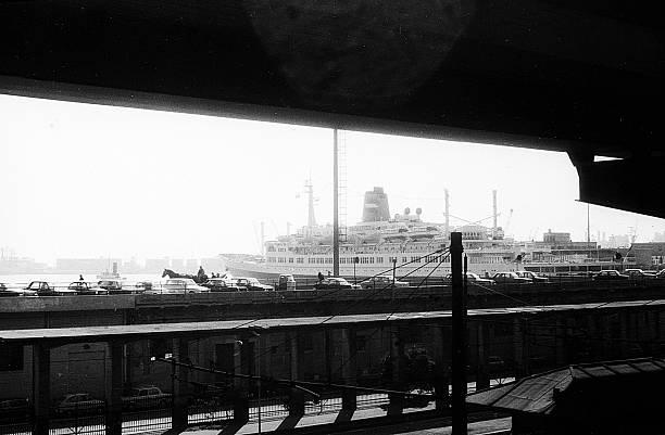 Genoa, Italy, - September 5, 1978: Statendam — cruise ship while moored in port of Genoa