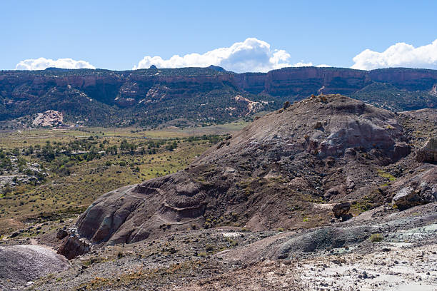 Dinosaur Hill in Fruita, Colorado, a premier fossil site where the rear two-thirds of an Apatosaurus was excavated in 1901. The mile-long loop offers interpretive signs and panoramic views of the Grand Valley and Colorado River.