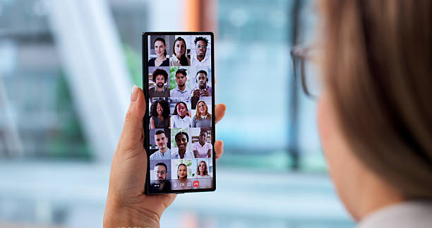 istock Leading A Remote Team Meeting With Video Conference 2256113371