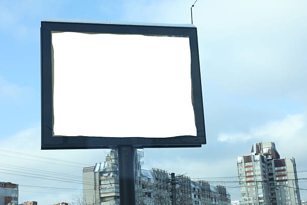 istock Advertising layout above the traffic in the city 2256181453