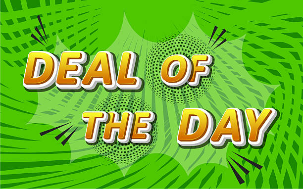 Deal of the day text background