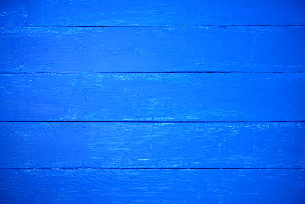 istock Blue wooden plank textured  background. Top view. 2256187253