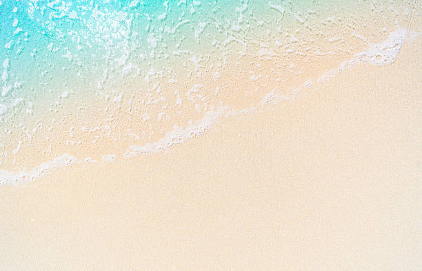 istock beautifully sand beach, closeup, top view 2256194258