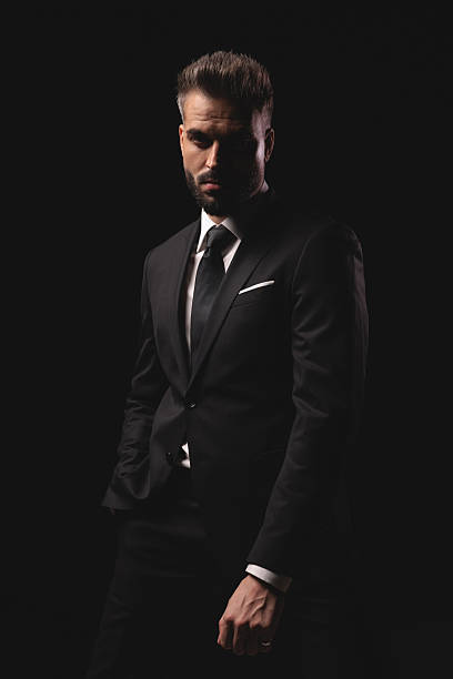 istock Confident man standing with hand in pocket 2256220328