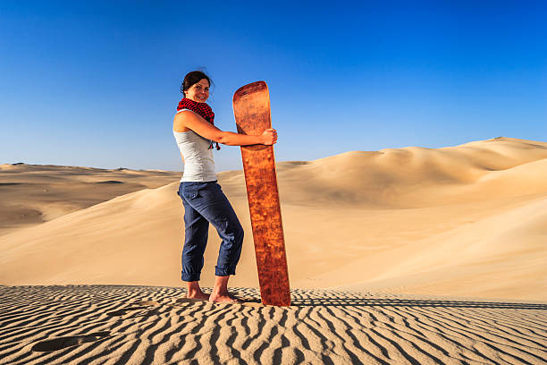 pattern shapes of desert sand dunes