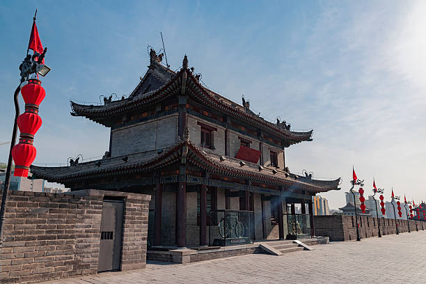 The Ming Dynasty city wall of Xi'an. China's landmarks.