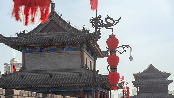 The Ming Dynasty city wall of Xi'an. China's landmarks.