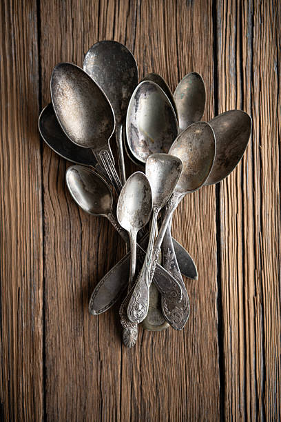 Concept of creativity, handmade design, vintage kitchen decor and food styling.