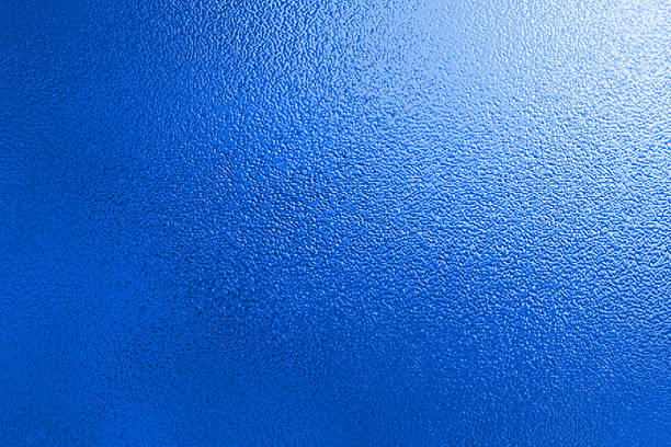 istock Blue Foil Texture Background with Glass Effect or sea blue glass texture 2256251717