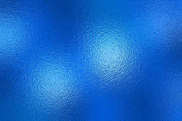 istock Blue Foil Texture Background with Glass Effect or sea blue glass texture 2256251887