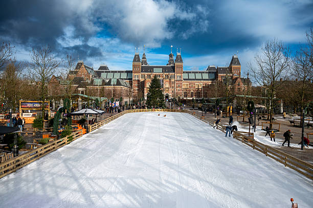 Amsterdam, Netherlands - January 3, 2026: Christmas time in Amsterdam