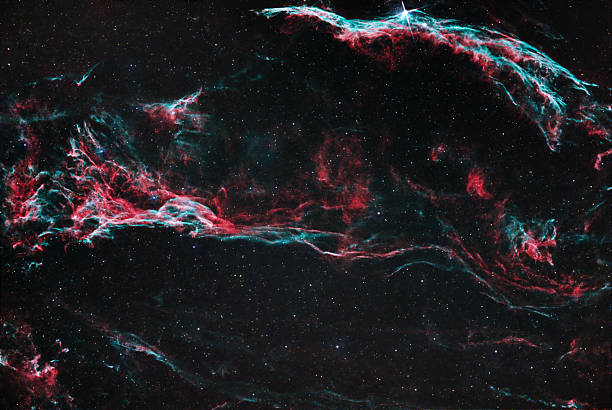Part of Cygnus loop a supernova remnant