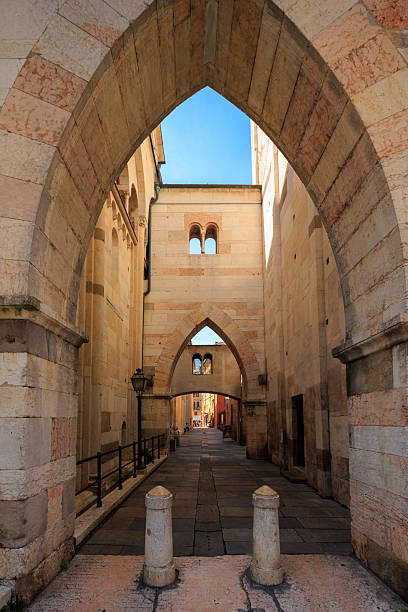 Street in Modena, Italian city in Emilia Romagna