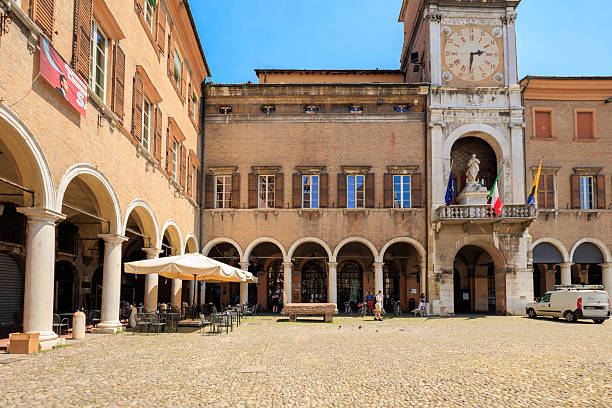 Street in Modena, Italian city in Emilia Romagna