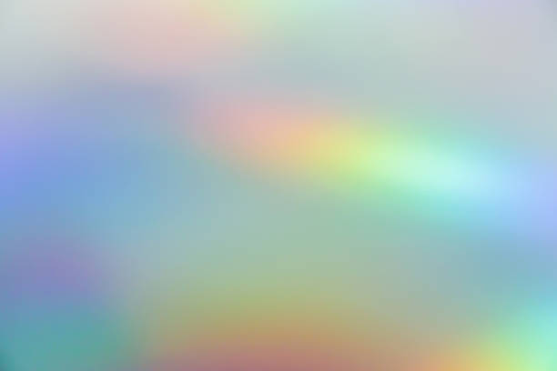 istock Abstract blur holographic rainbow foil iridescent background 2256320970