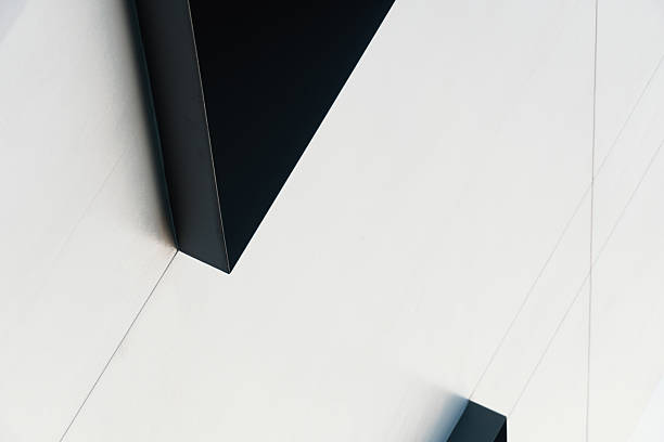 Abstract panoramic glass background - 3D generated image.