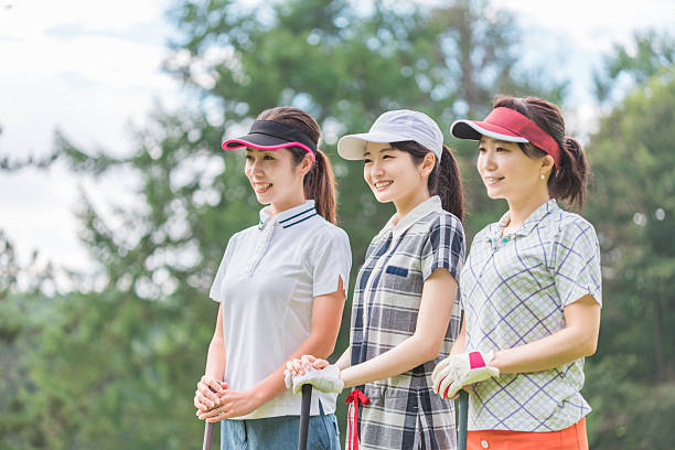 Woman Choosing Golf Club