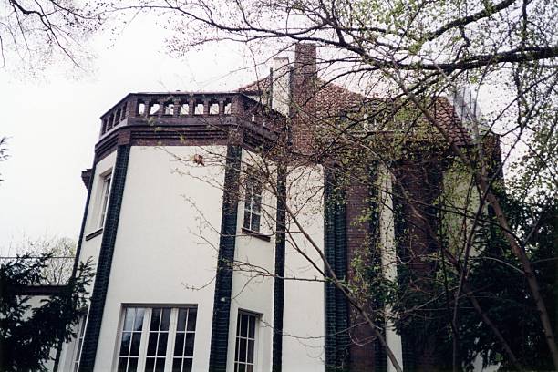 Darmstadt, Germany - April 30, 1996: Haus Behrens at Kuenstler Kolonie artists colony