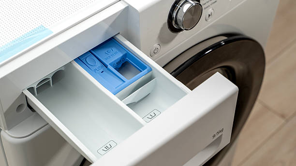 istock Department for washing powder in a washing machine 2256389014