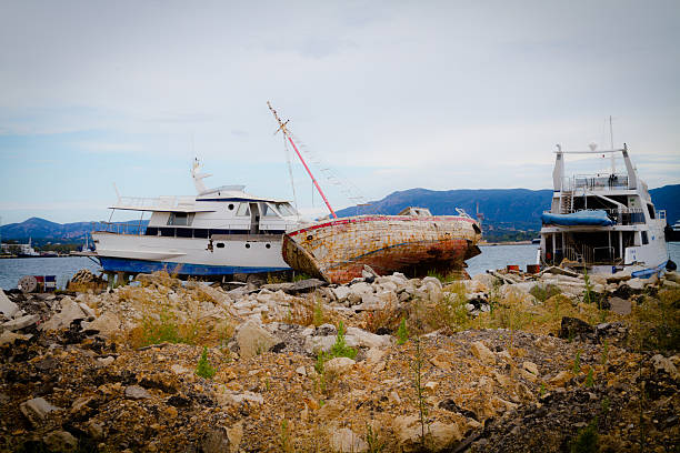Ships on land shipwrecks