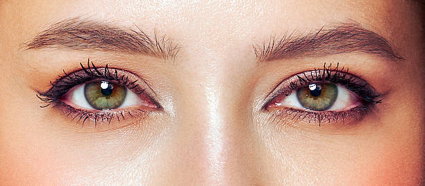 istock Beautiful female eyes with long eyelashes 2256414939