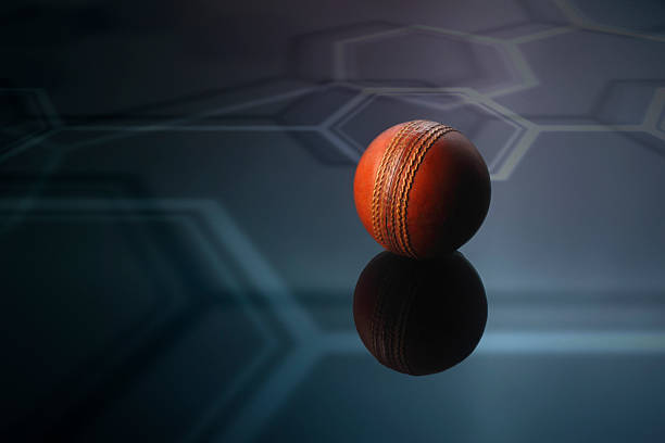 slightly worn ball against white