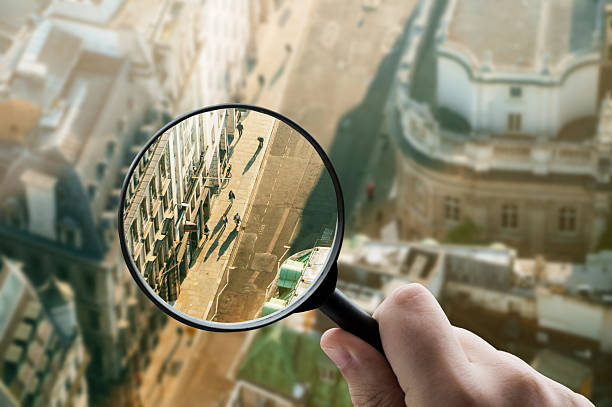 istock Focusing on People on City Street From Above 2256447203