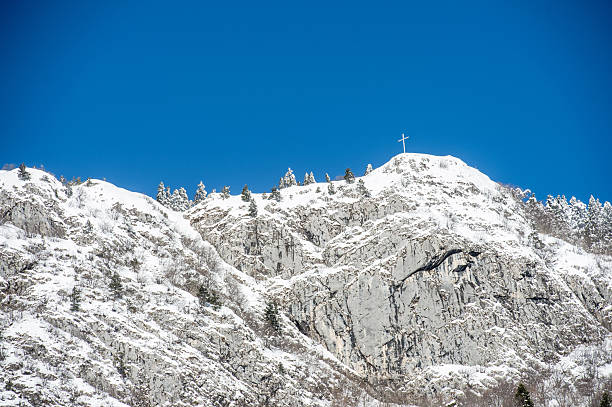 Snowfall in Trentino . Andalo , Molveno , Paganella , Fai della Paganella. Dolomiti di Brenta
