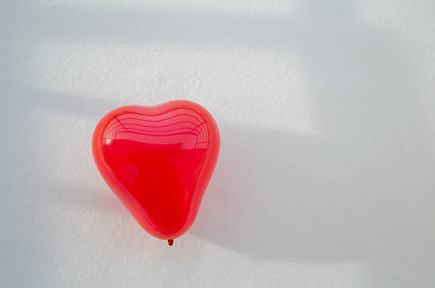 a romantic symbol of Valentine's Day in winter.