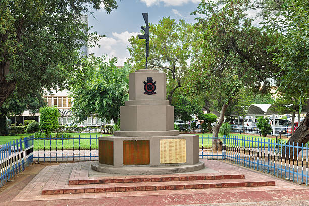 Old Raadsaal in Bloemfontein, with Christian de Wet statue, dates back to 1893, and was built in the Classical Renaissance Style.