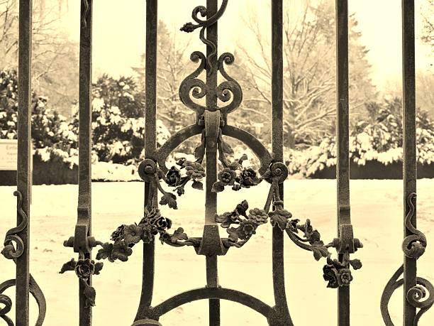 Cemetery in winter