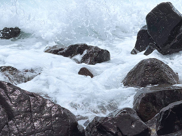 Mediterranean Sea in Los Amarillos cove in Nijar, Almeria, Spain.