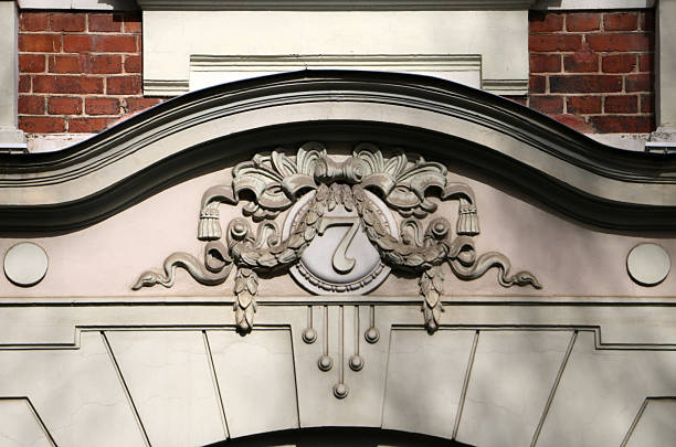 istock Art Nouveau & Historicism style architectural facade 2256583036