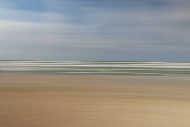 Abstract sea photography taken with a long shutter speed