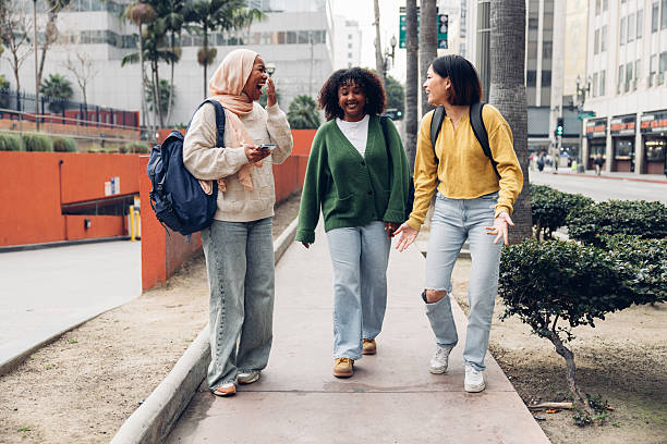 istock Walking side by side in the city 2256594695