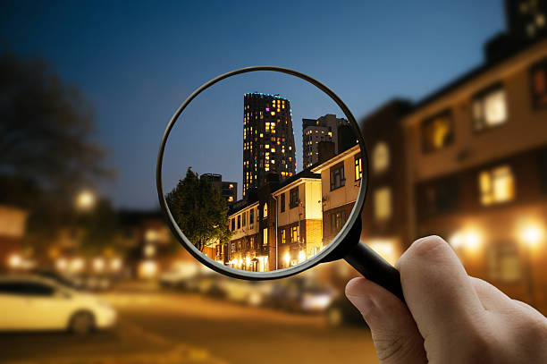 istock Focusing on nighttime residential buildings 2256600278