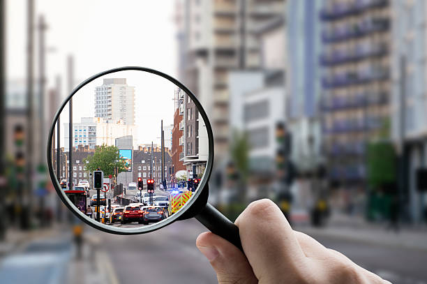 istock Focusing on a busy city street 2256600298