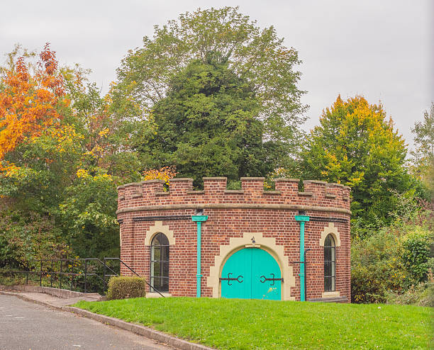 istock The old round pumping station on the river Weaver, Northwich, Cheshire, UK 2256603149