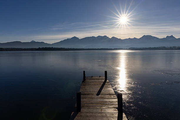 Lake Hopfen in the Alps