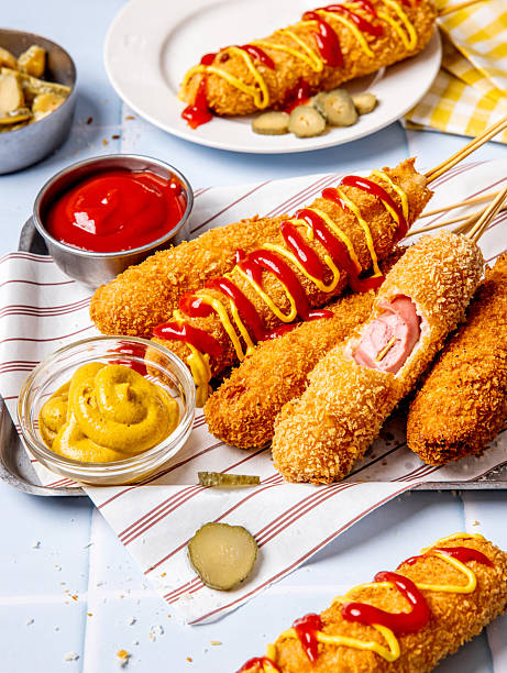 Korean Corn Dog - Gamja Hotdog
