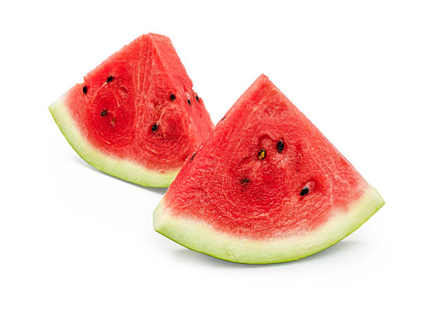 istock Watermelon Slices Isolated on White Background Watermelon slices isolated on white background 2256617531