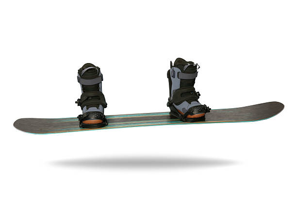 Concept of winter activities, ski and snowboard