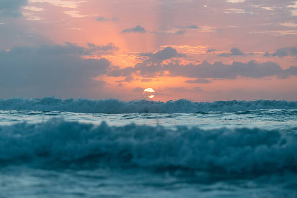 Beautiful sunrise view at the beach.