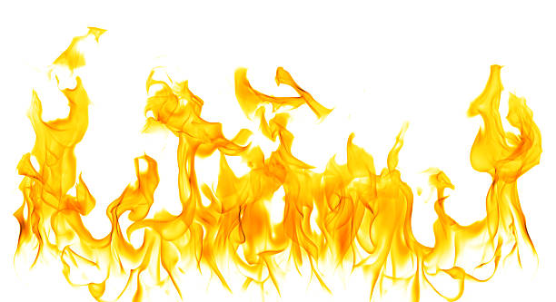 istock fire flame isolated white background. motion design, burst effect, cinematic explosion scenes, heat energy concepts in torch. 2256685606